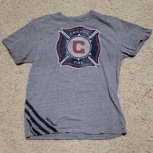 Adidas Chicago Fire Heather Gray Tee